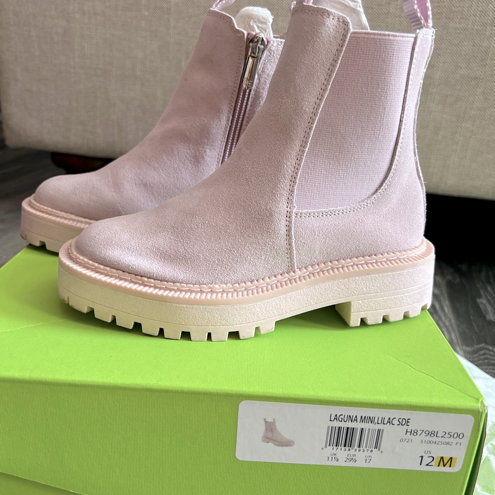 Sam Edelman Girls Sz 12 M -Laguna Mini Lilac SDE  half boot